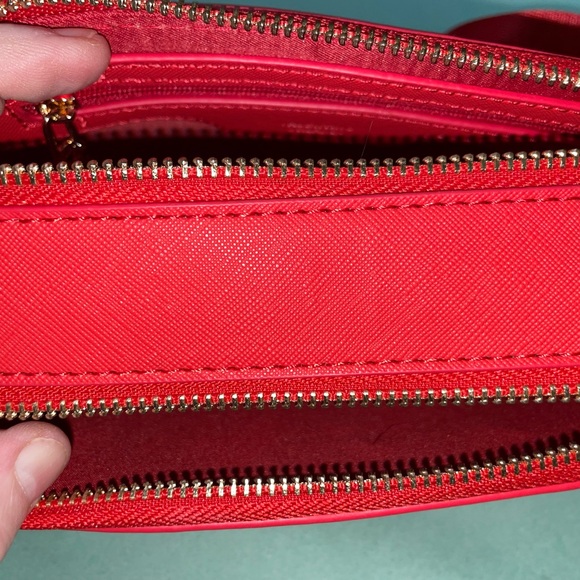 Valentino Orlandi Red Double Zip Camera Crossbody Bag - Picture 10 of 13